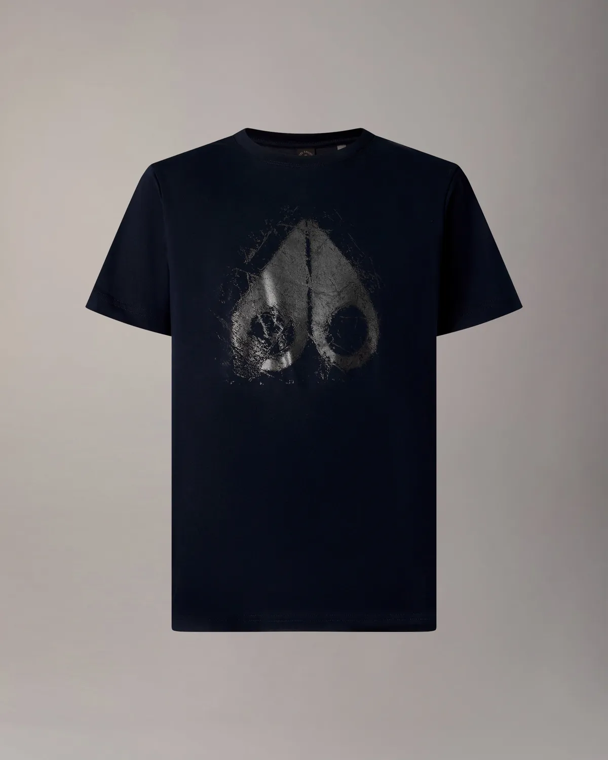 Moose Knuckles Icebreak t-shirt logo bleu marine