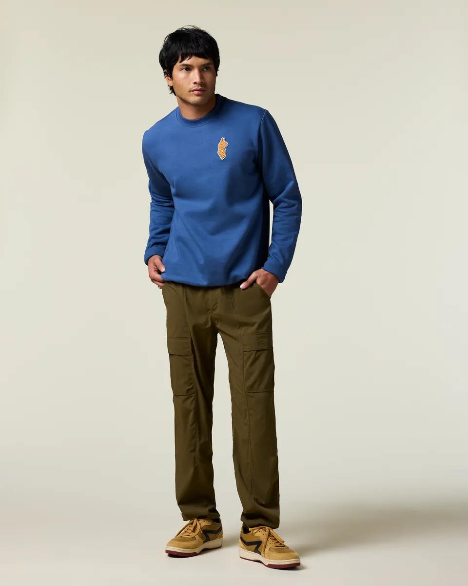 Cotopaxi Lava Llama sweat crew homme deep sea