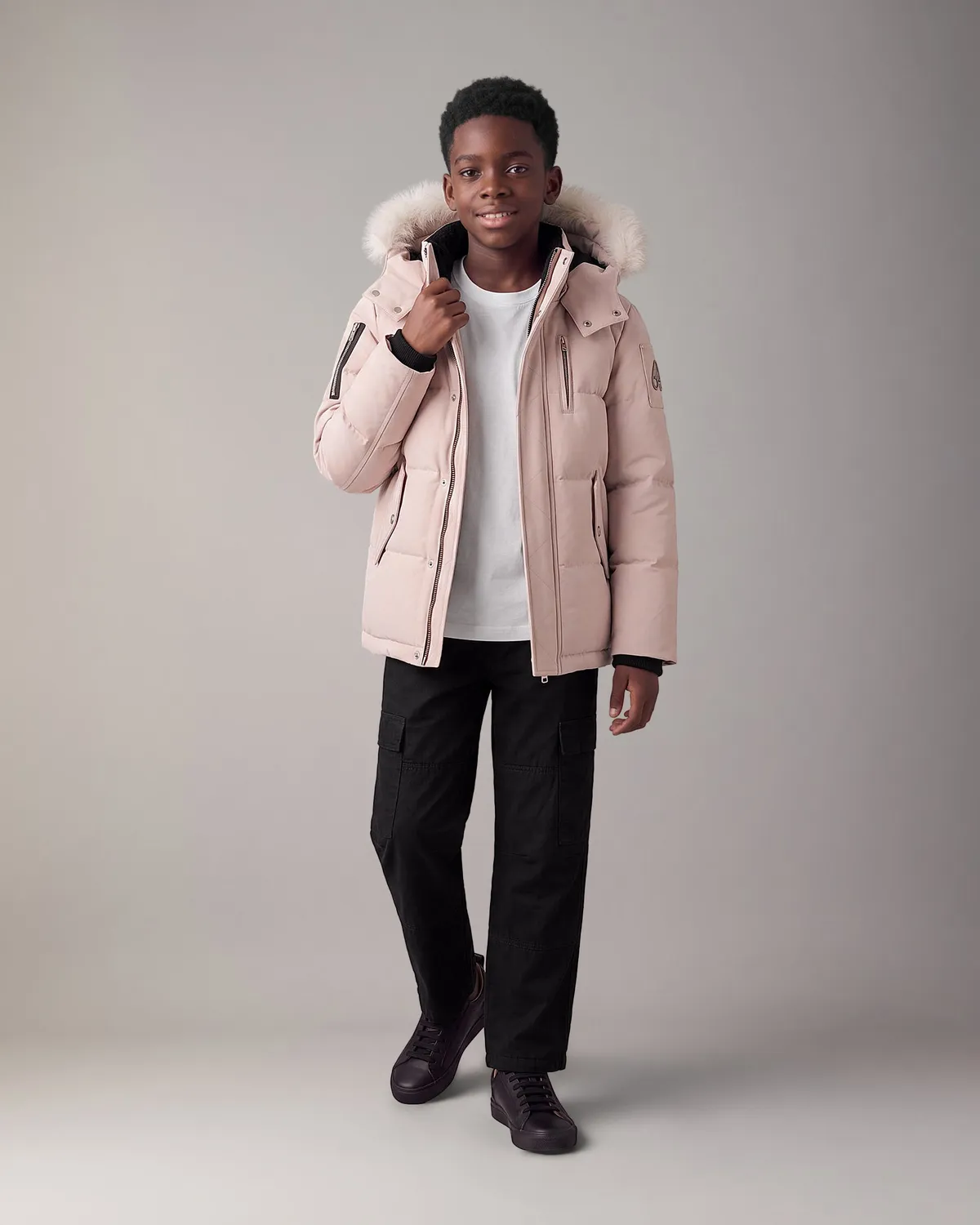 Moose Knuckles Original 3Q doudoune enfant rosewood