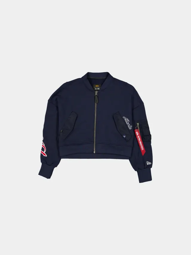 Alpha Industries L-2B Braves bomber femme molleton marine