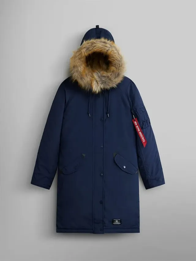 Alpha Industries Elyse Gen II parka bleu fausse fourrure