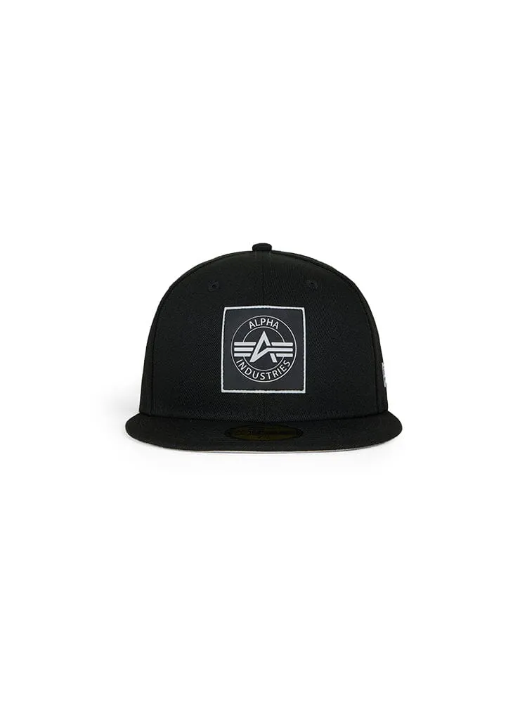 Alpha Industries 59Fifty casquette fitted noire patch