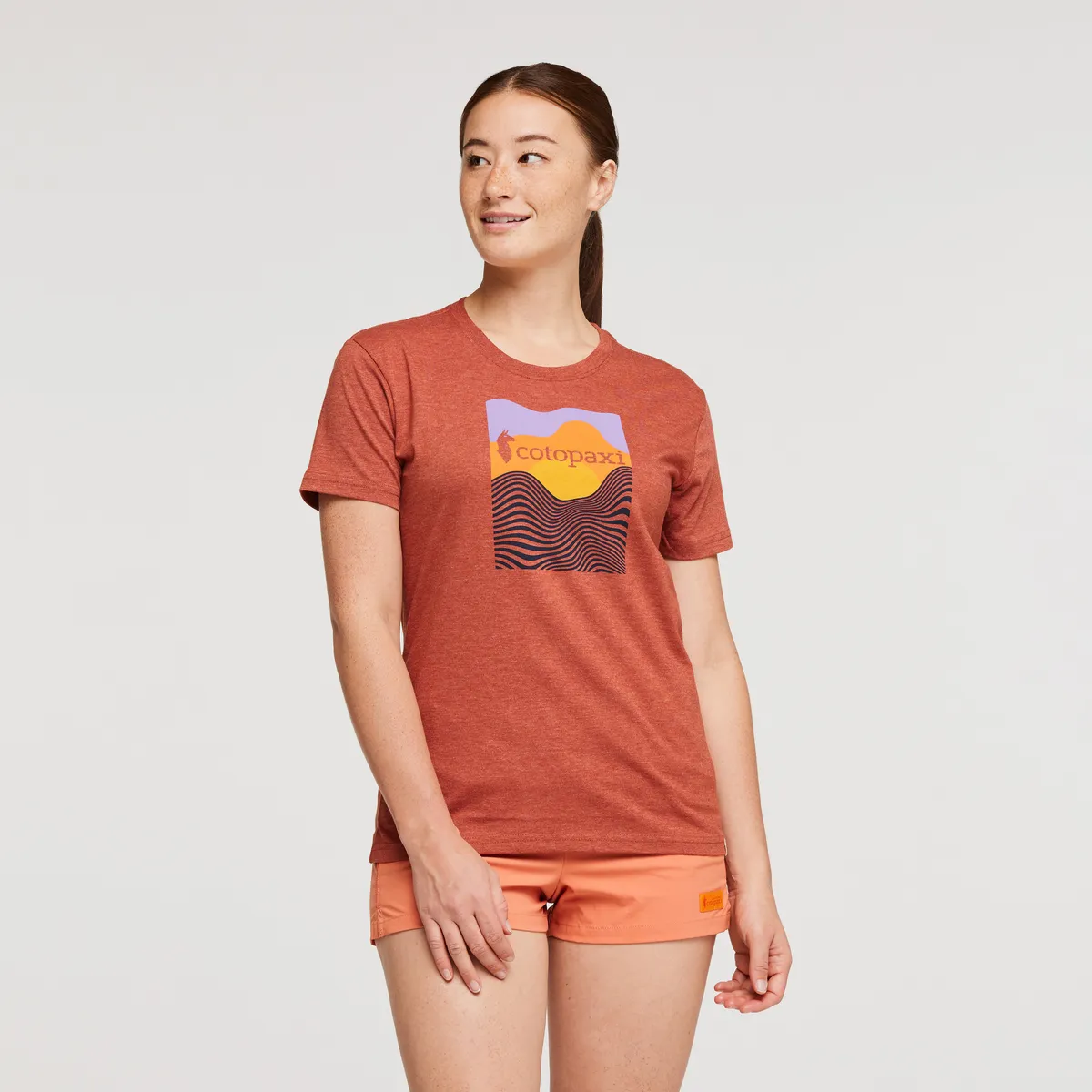 Cotopaxi Vibe t-shirt femme Bone imprimé