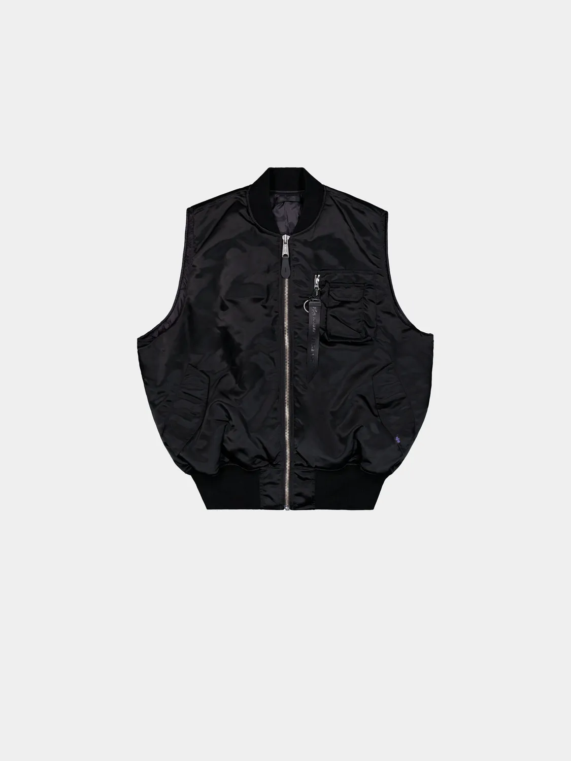Alpha Industries MA-1 Base gilet réversible noir léger