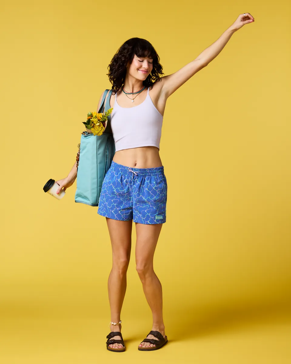 Cotopaxi Brinco 3" Short Print short femme UPF 50+