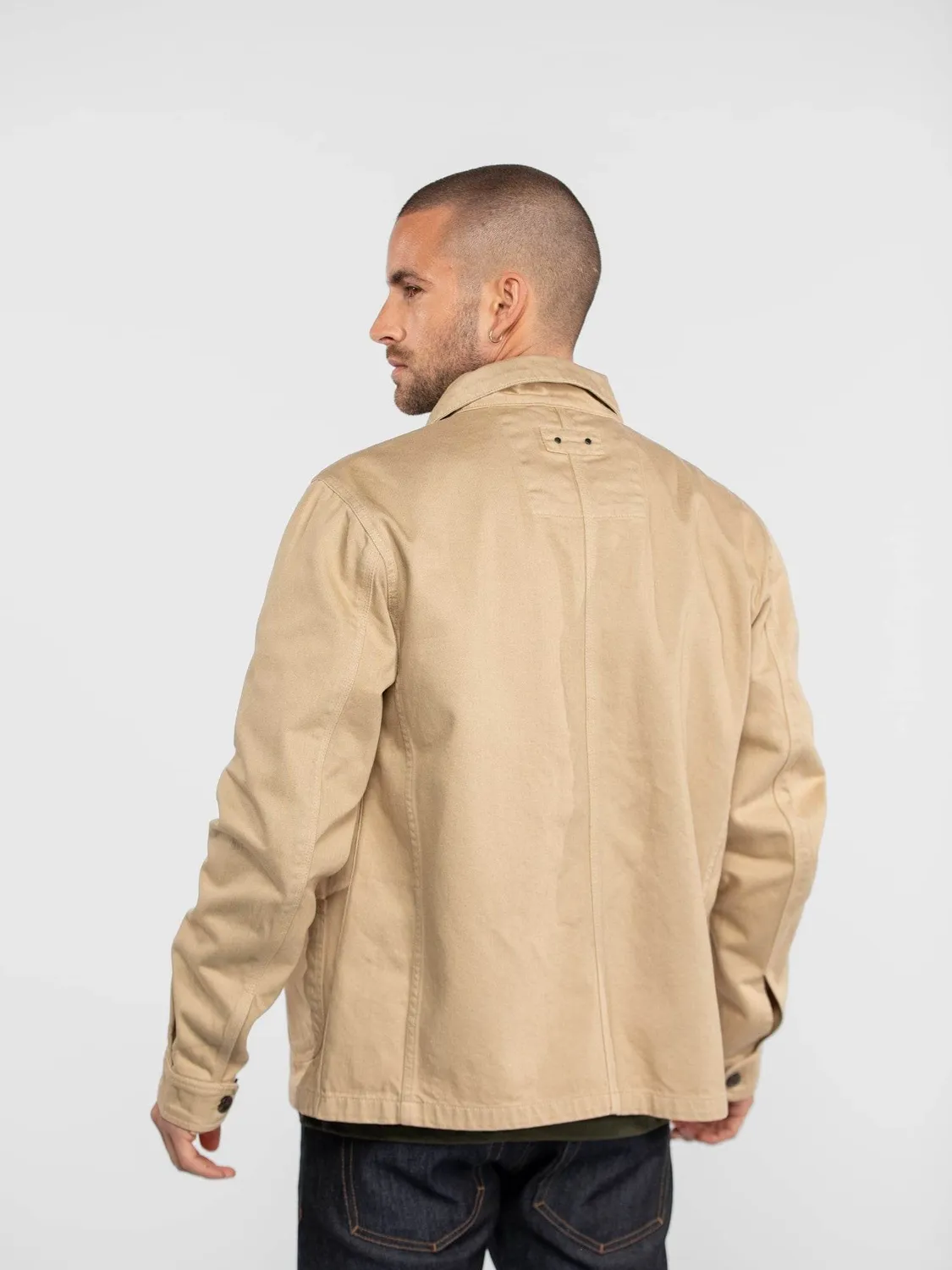 Daytona Willsbay veste travail bleu coton denim
