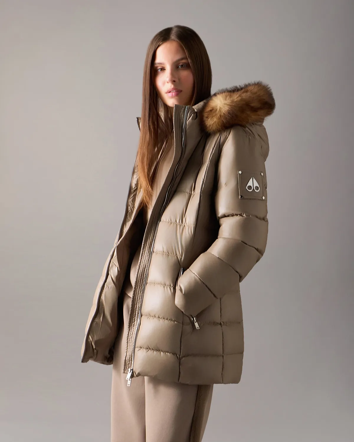 Moose Knuckles Celestia 3Q doudoune longue navy