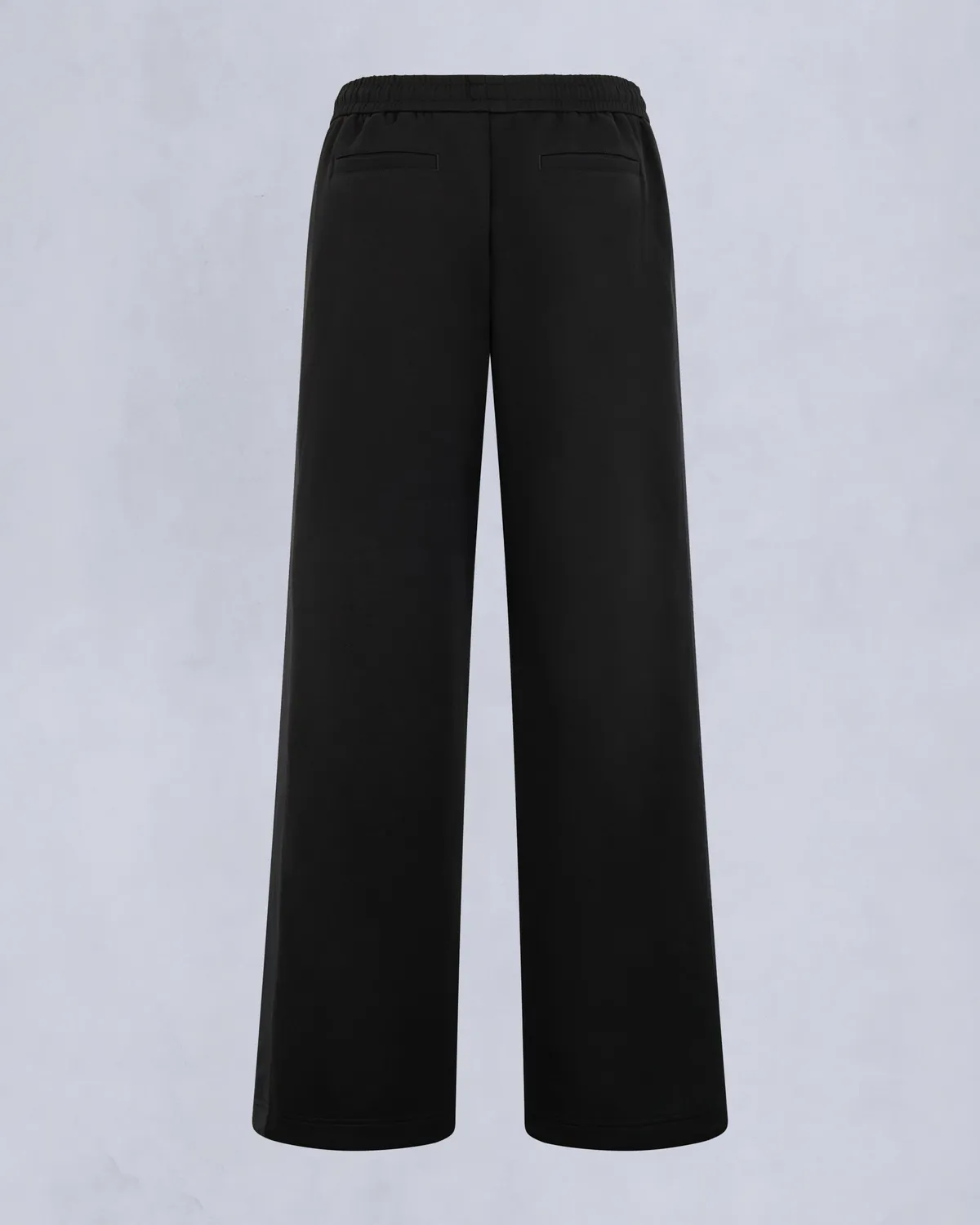 Moose Knuckles Mixed Media Pantalon large noir taille haute