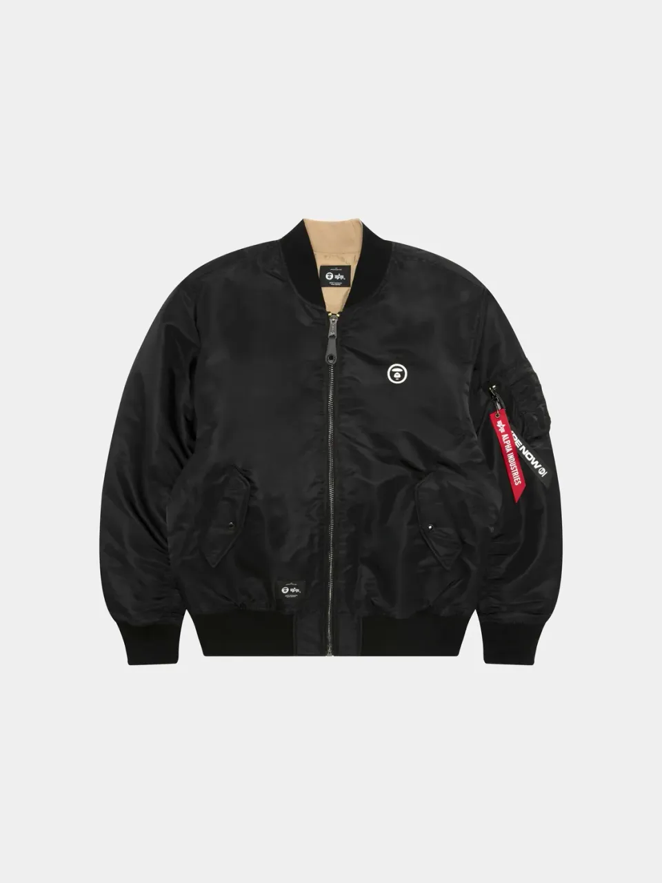 Alpha Industries AAPE MA-1 bomber Noir réversible