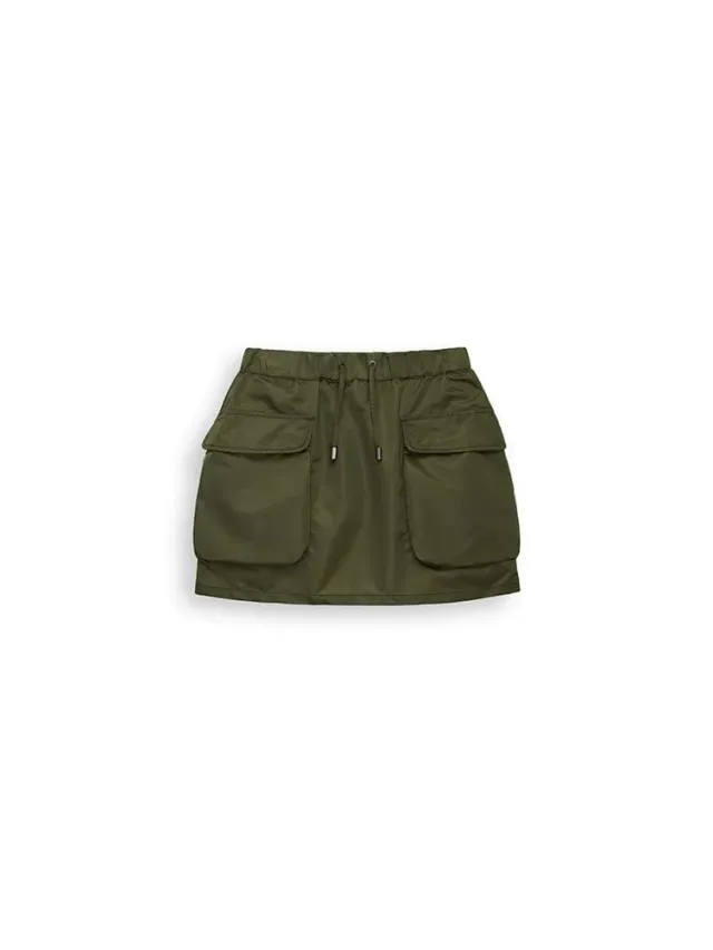 Alpha Industries Flight Nylon mini-jupe vert decontracte