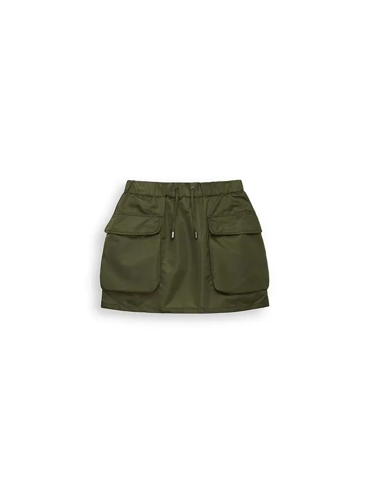 Alpha Industries Flight Nylon mini-jupe vert decontracte