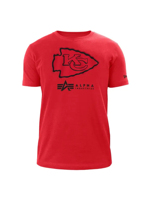 Alpha Industries Chiefs x New Era t-shirt rouge