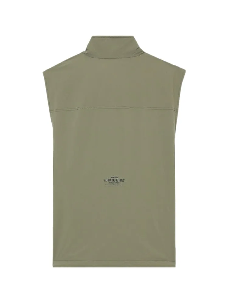 Alpha Industries UNFRM gilet tactique kaki nylon stretch