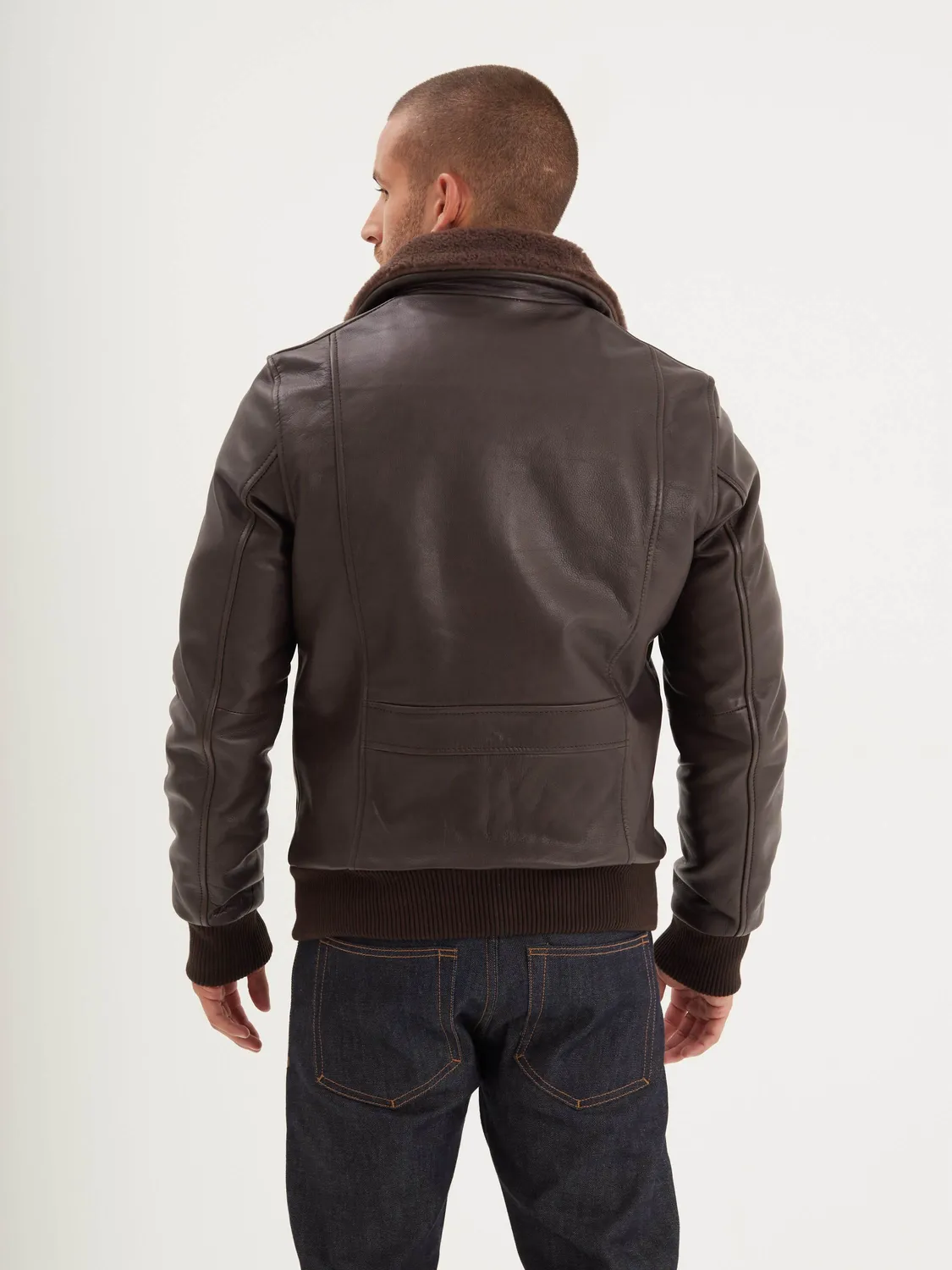 Daytona Mirage blouson aviateur cuir noir vachette