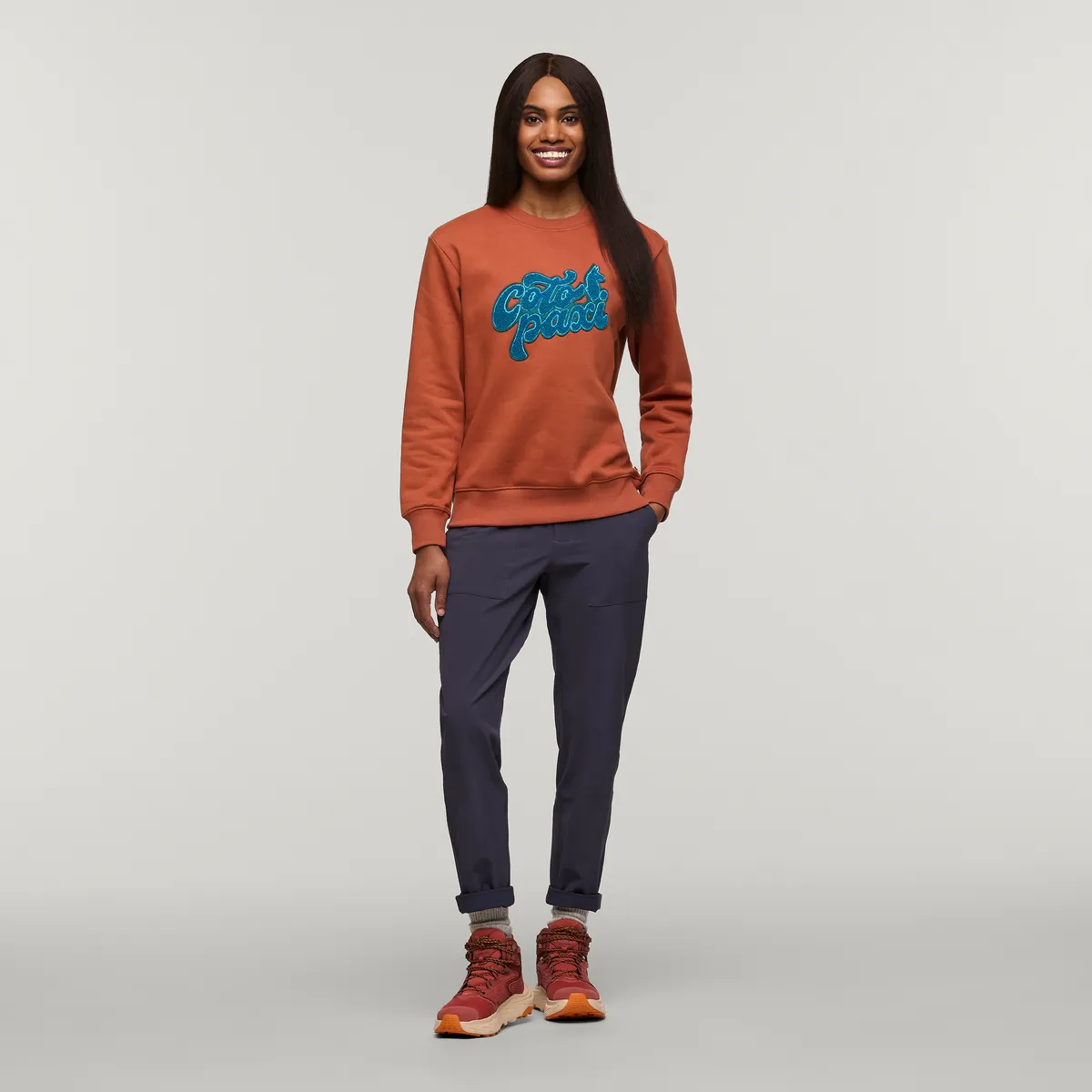 Cotopaxi Coto-Patch Crew sweat femme Faded Brick molleton
