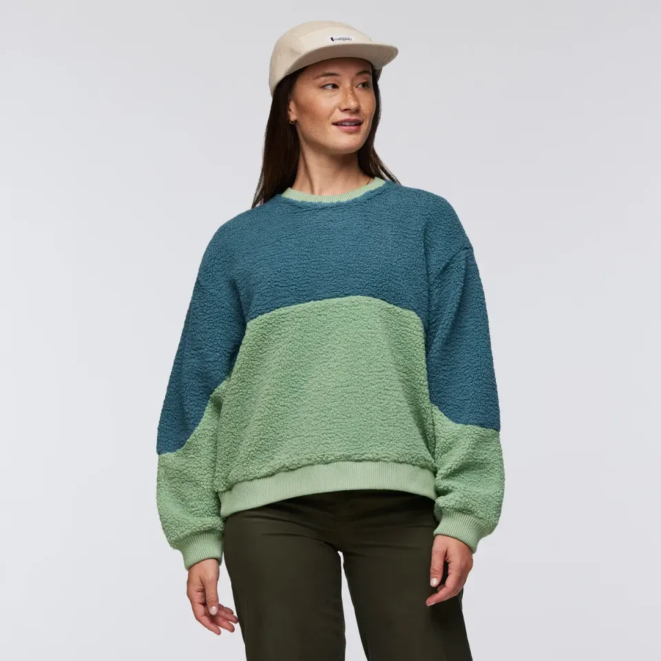 Cotopaxi High Pile Fleece Crew pull polaire femme oversize