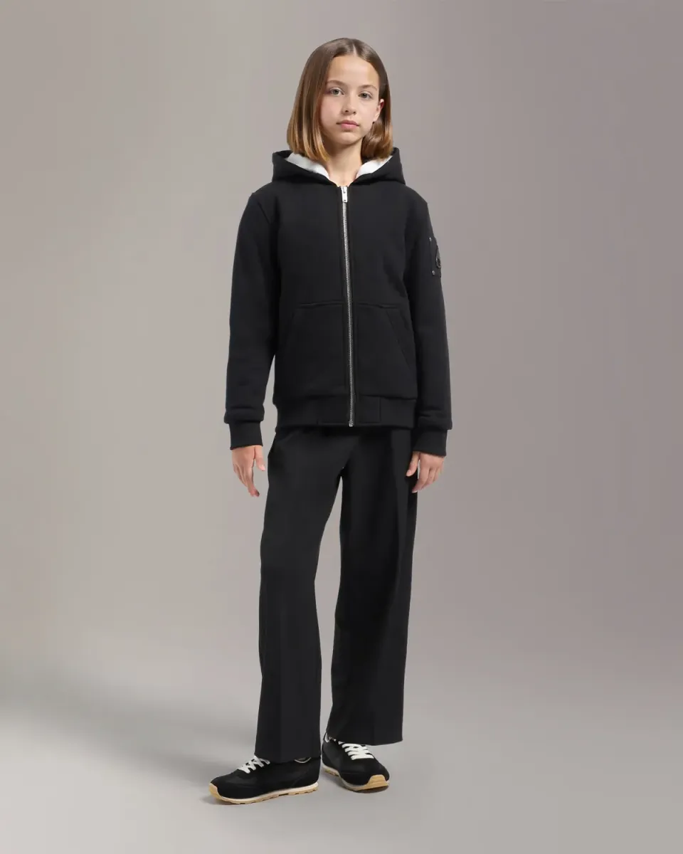 Moose Knuckles Classic Bunny Hoodie sweat enfant noir