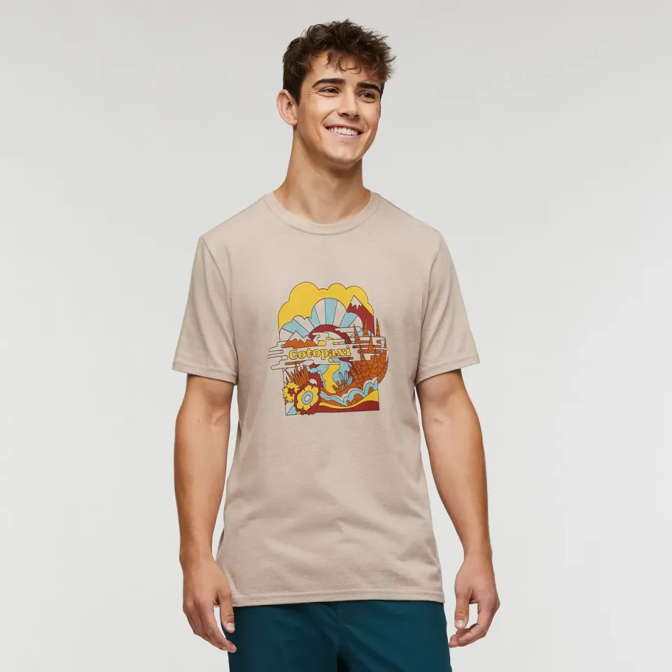 Cotopaxi Utopia t-shirt homme Oatmeal coton bio