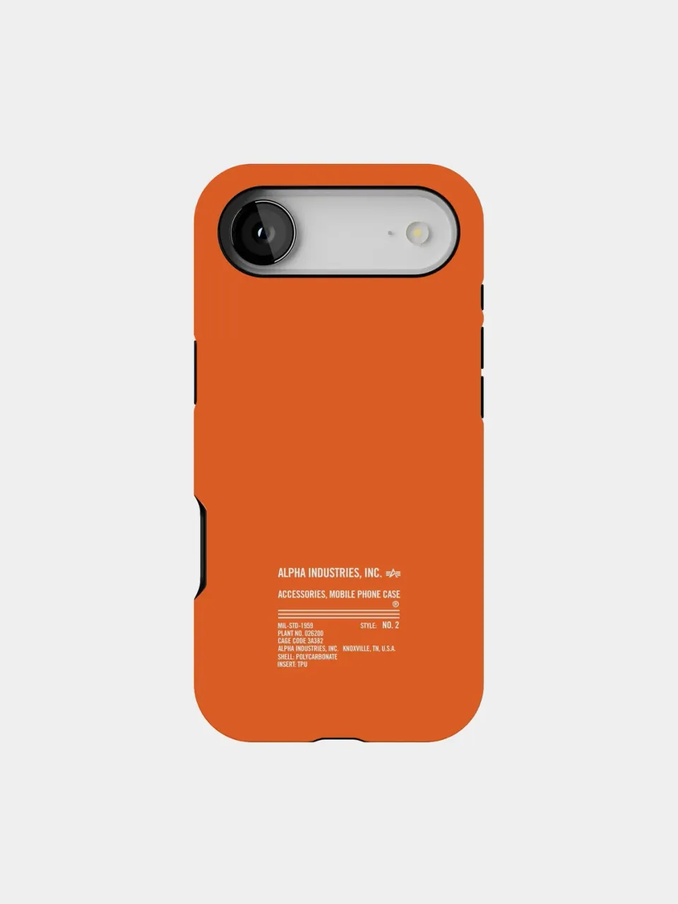 Alpha Industries iPhone 17 Air coque MagSafe orange