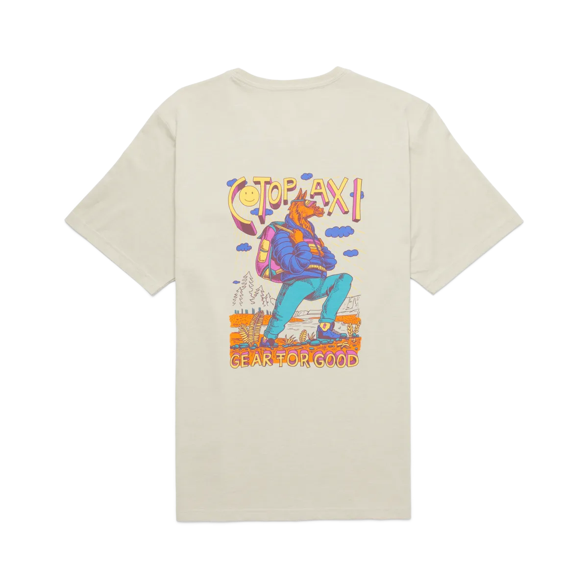 Cotopaxi On the Trail Again t-shirt homme Rusty coton bio