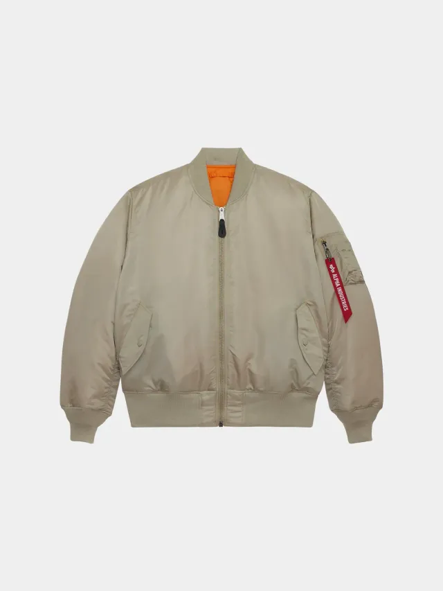 Alpha Industries MA-1 blouson kaki nylon réversible