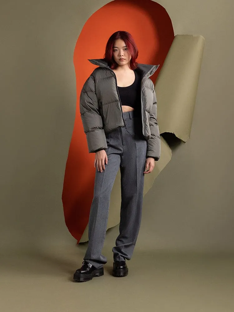 Alpha Industries Sierra Short doudoune parka gris femme