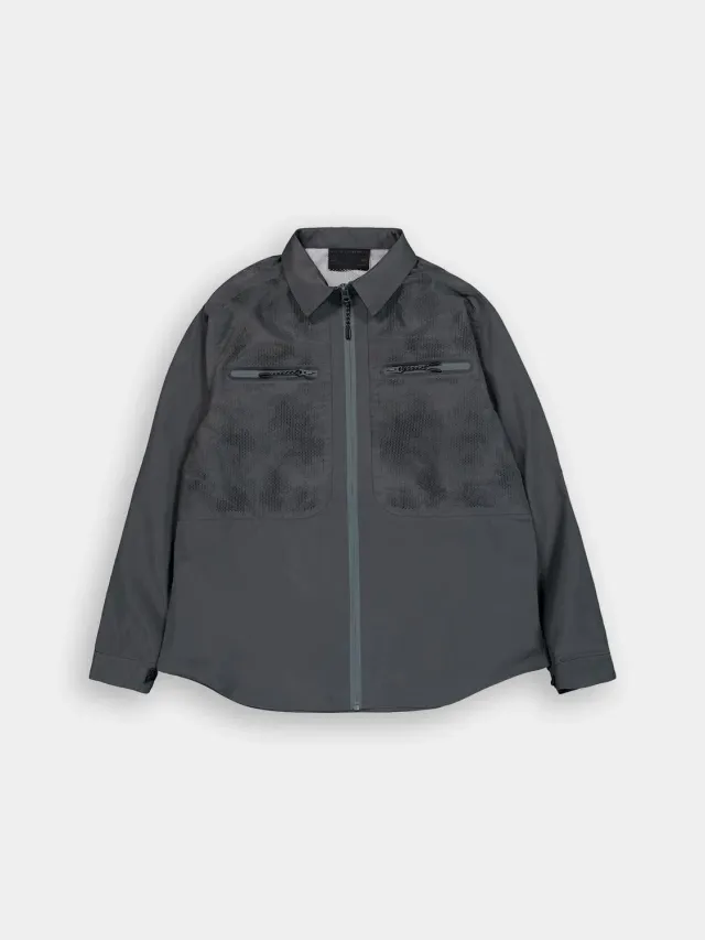 Alpha Industries RECN Laser Cut chemise charcoal camouflage