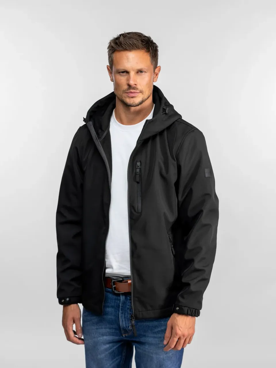 Daytona Rominson veste softshell homme noir déperlante
