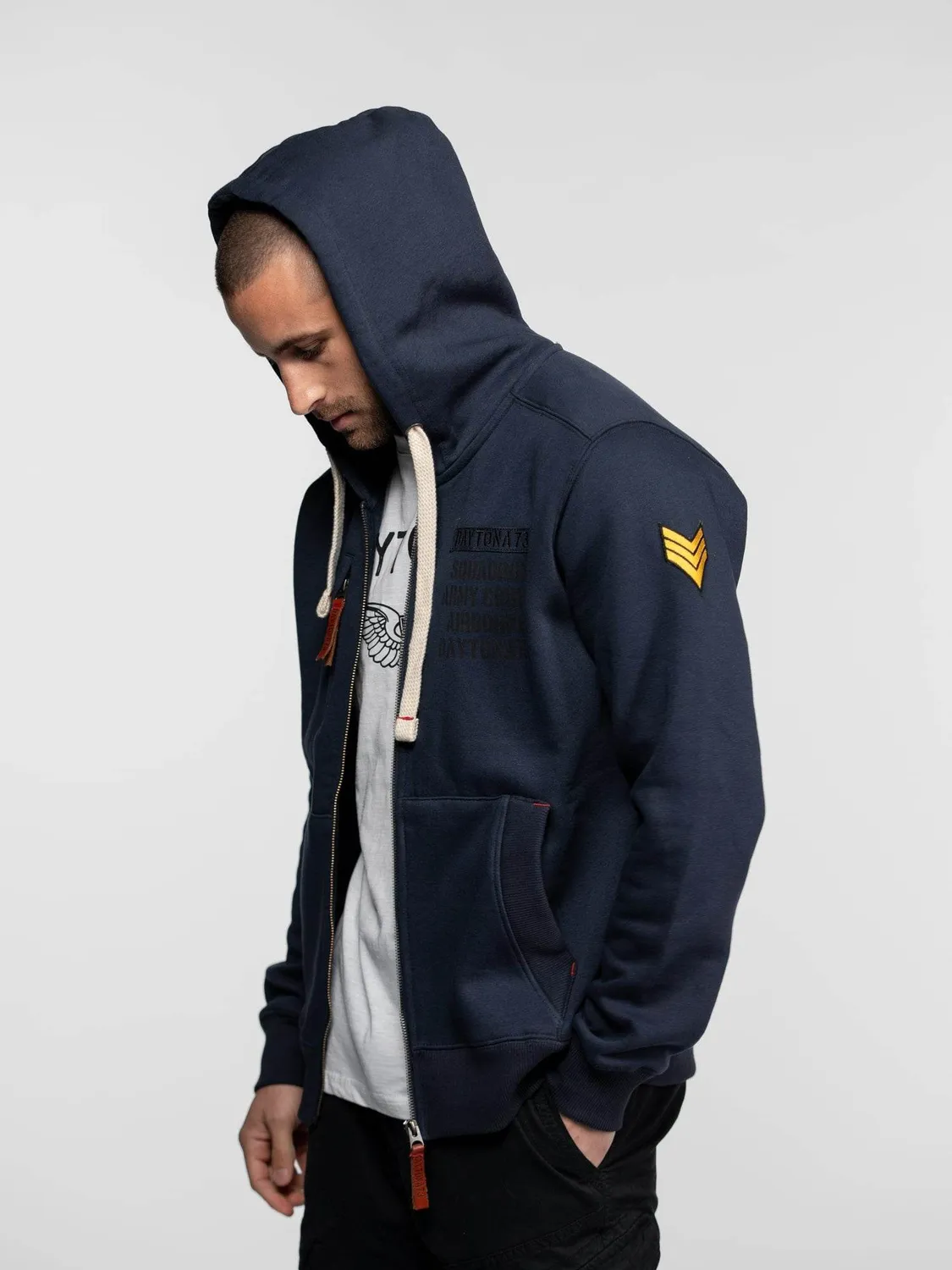 Daytona Castin sweat à capuche militaire vert army