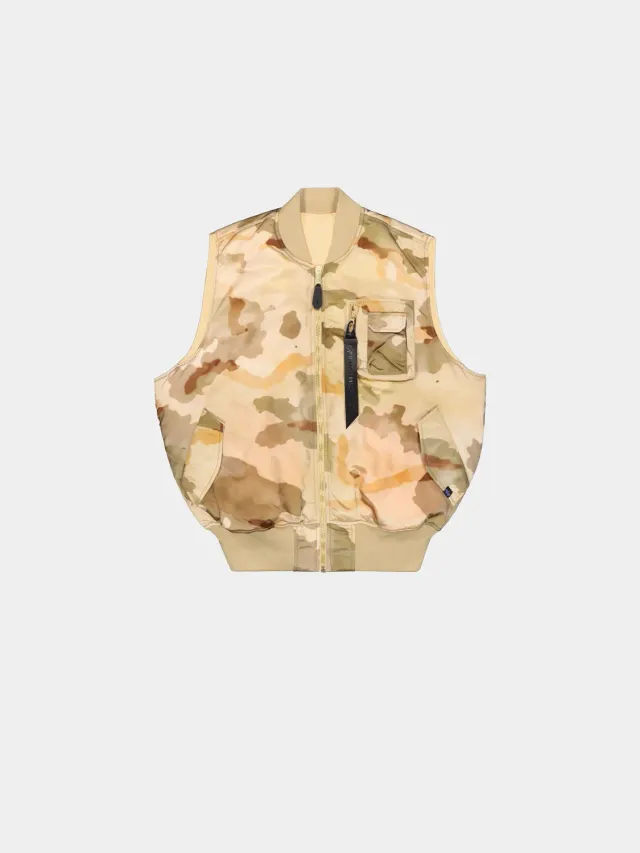 Alpha Industries MA-1 Base gilet camouflage désert réversible matelassé
