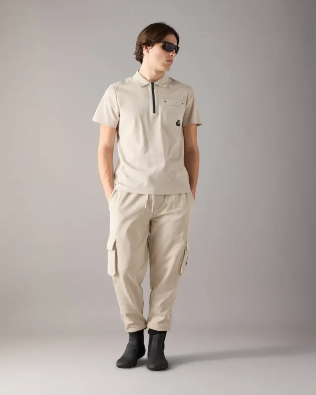 Moose Knuckles Hartsfield cargo joggers alabaster
