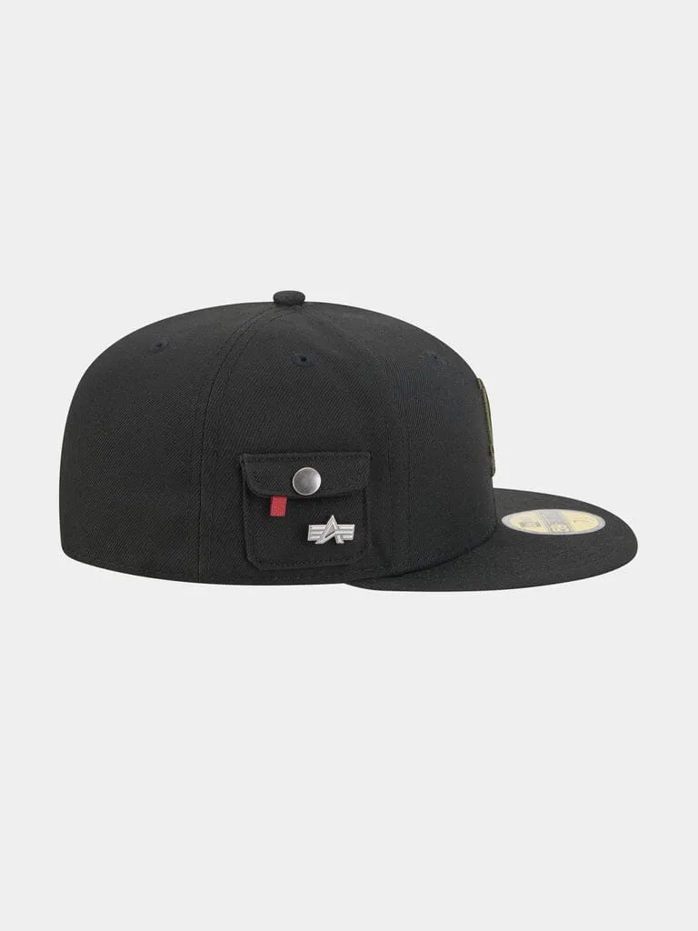 Alpha Industries Dodgers 59Fifty casquette noire polyester