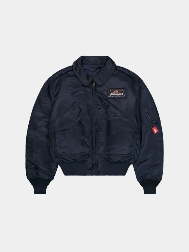 Prototypes x Alpha CWU-45 Outline bomber Navy nylon
