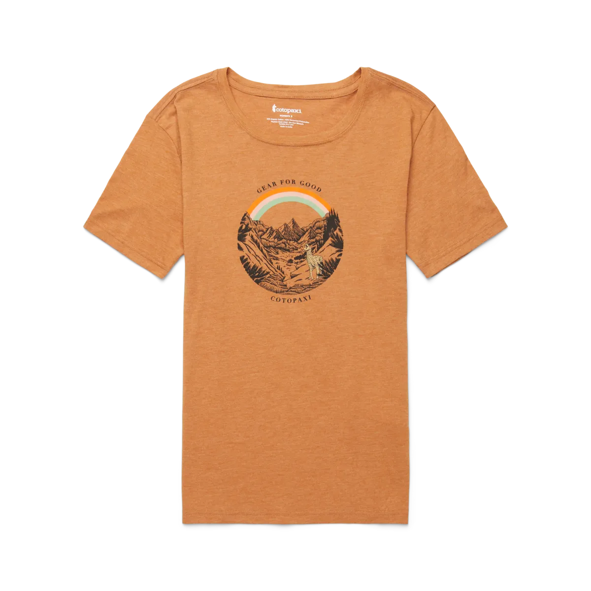 Cotopaxi Traveling Llama t-shirt femme Saddle voyage