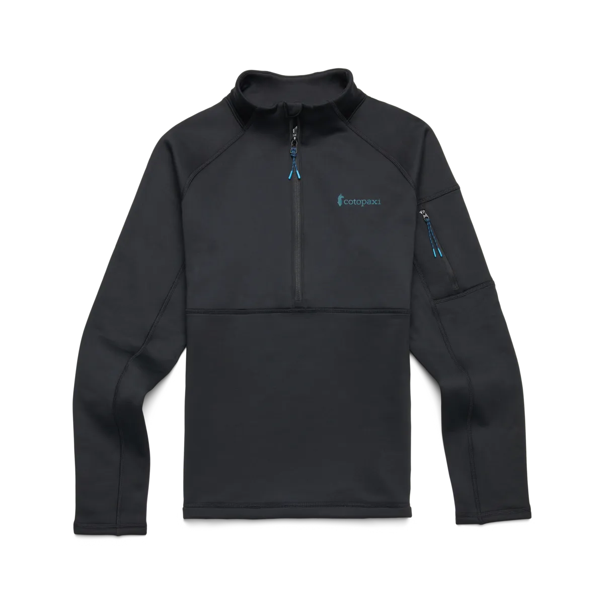Cotopaxi Tempa Fleece Half-Zip pull homme noir polyester recyclé