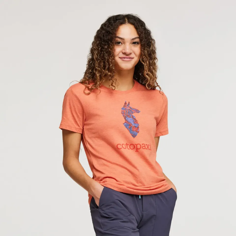Cotopaxi Altitude Llama t-shirt femme Nectar lama kaléidoscope