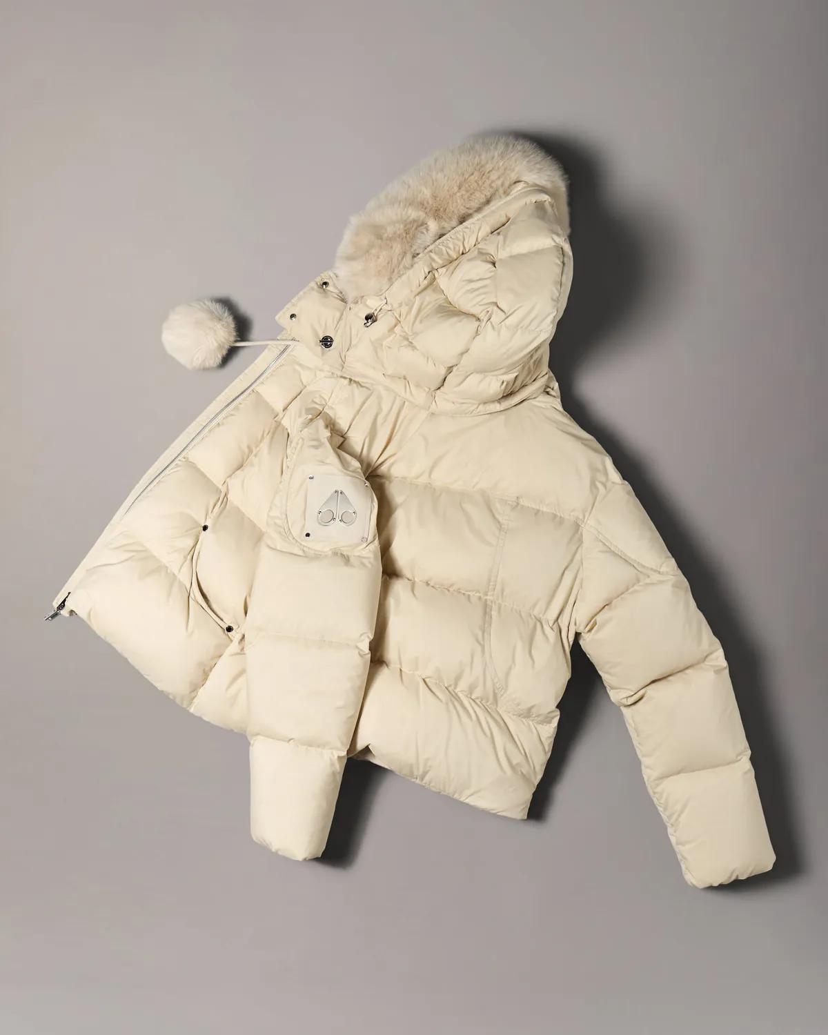 Moose Knuckles Everest doudoune capuche alabaster