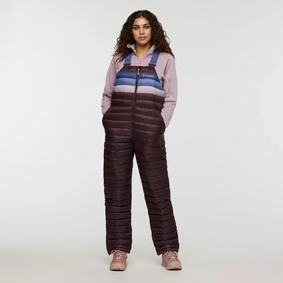 Cotopaxi Fuego Down Overall salopette femme Fjord Stripes duvet