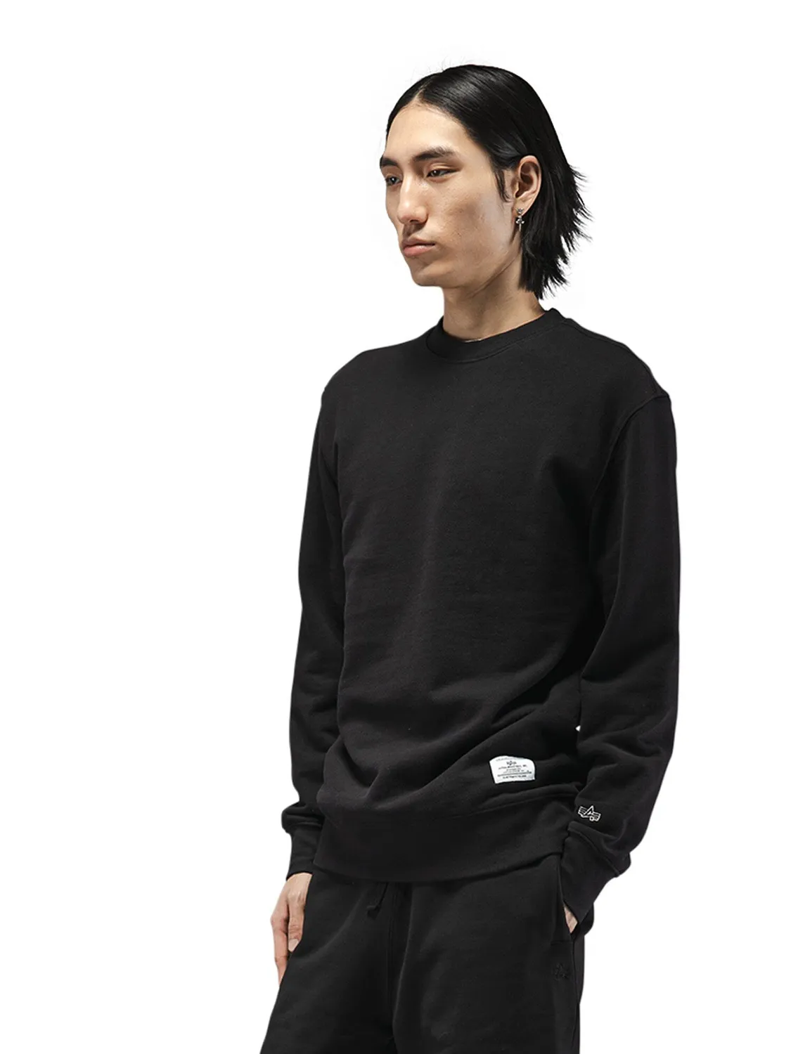 Alpha Industries Essential French Terry Gen II sweat Noir