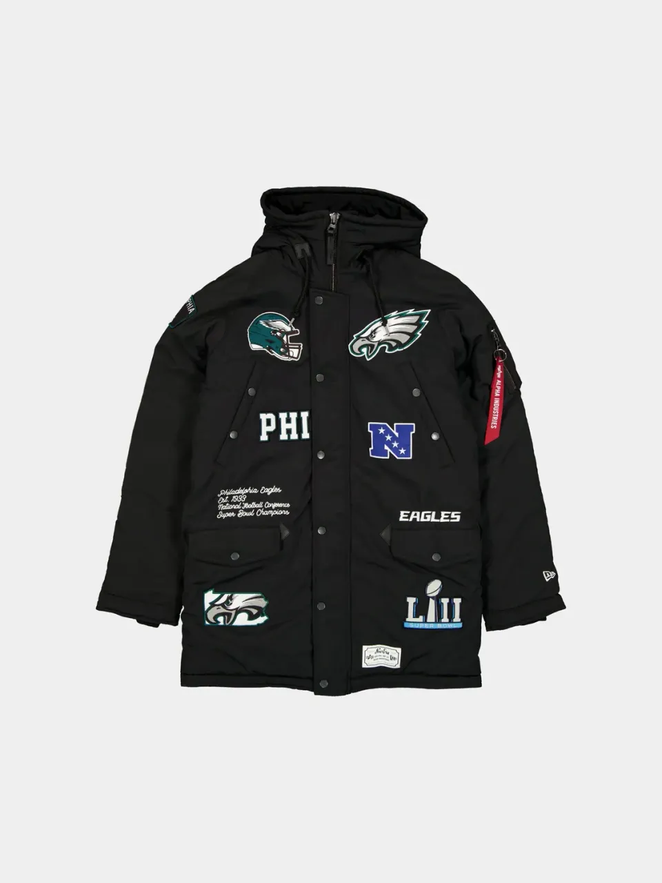 Alpha Industries N-3B parka noir grand froid