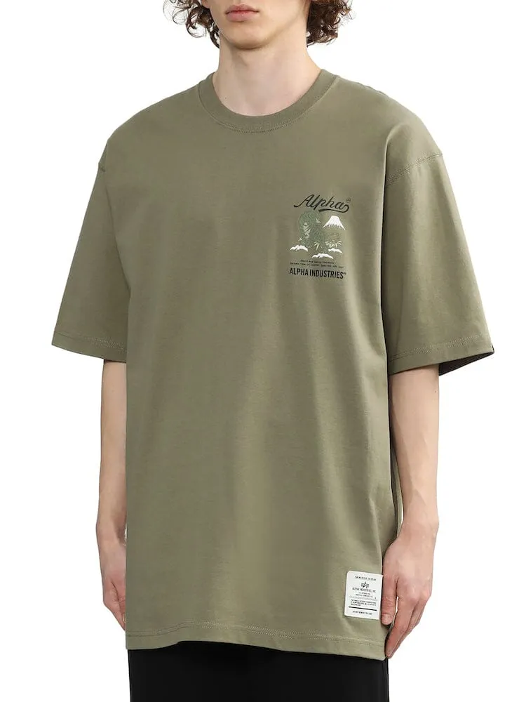 Alpha Industries UNFRM Tiger t-shirt coton kaki