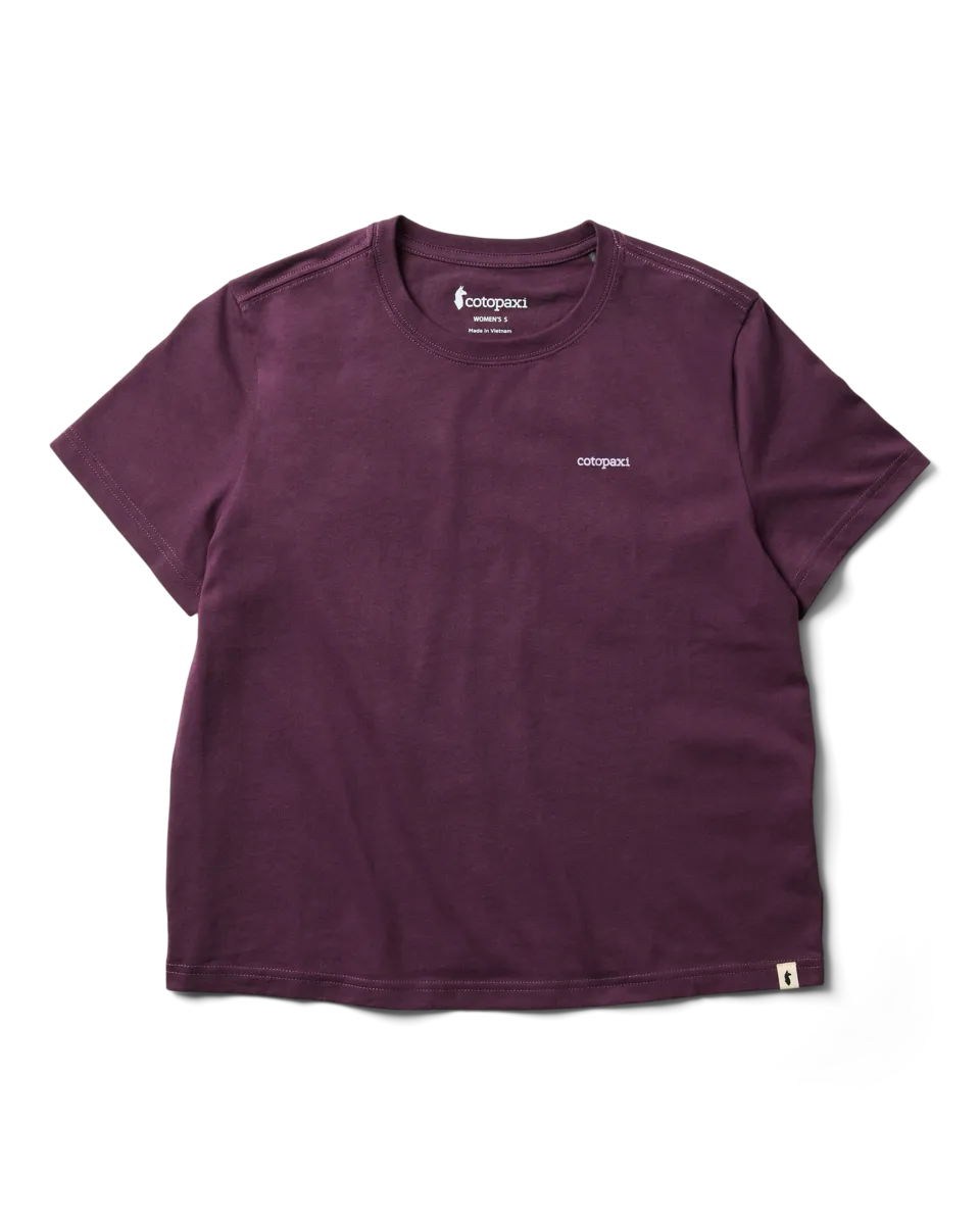 Cotopaxi Mt. Cotopaxi t-shirt femme Mystic coton