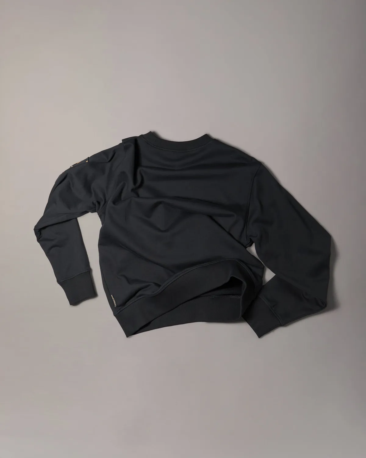 Moose Knuckles Gold Series Hartsfield Sweatshirt noir col rond