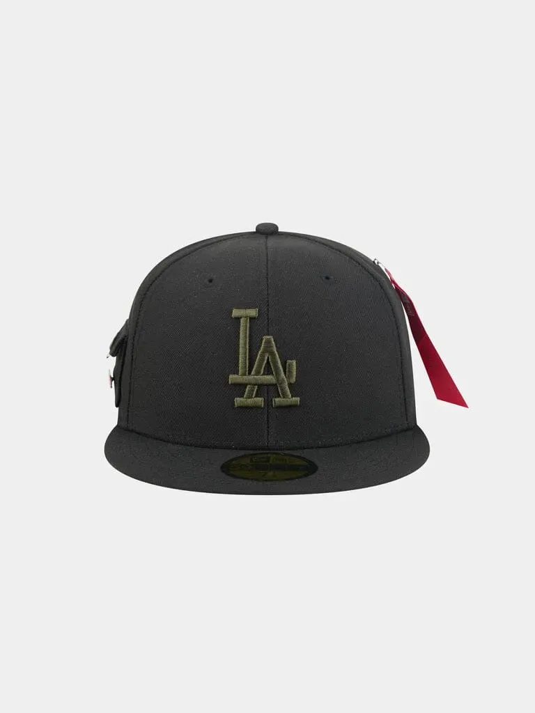 Alpha Industries Dodgers 59Fifty casquette noire polyester