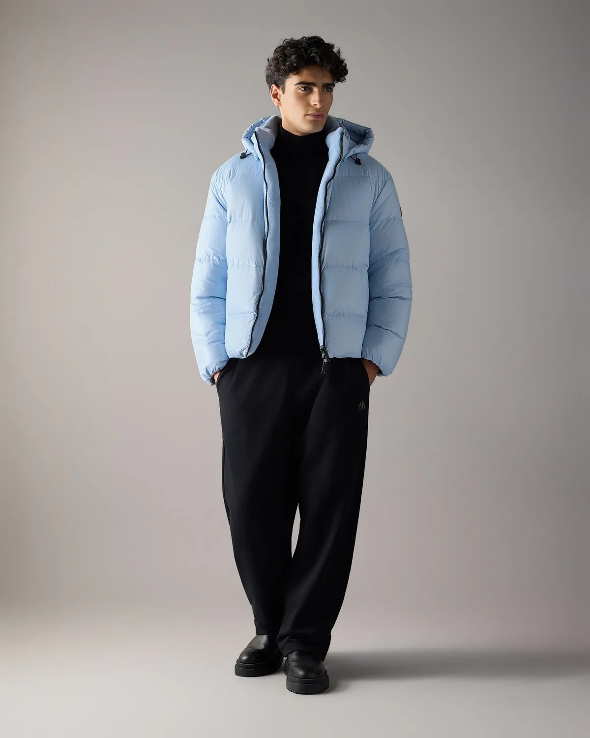 Moose Knuckles Kings doudoune réversible bleu ice