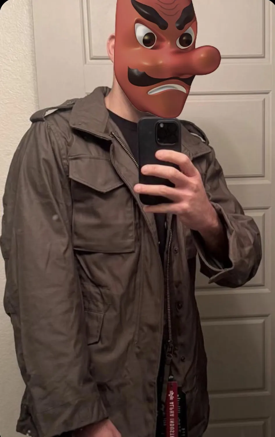 Alpha Industries M-65 field jacket olive nylon coton