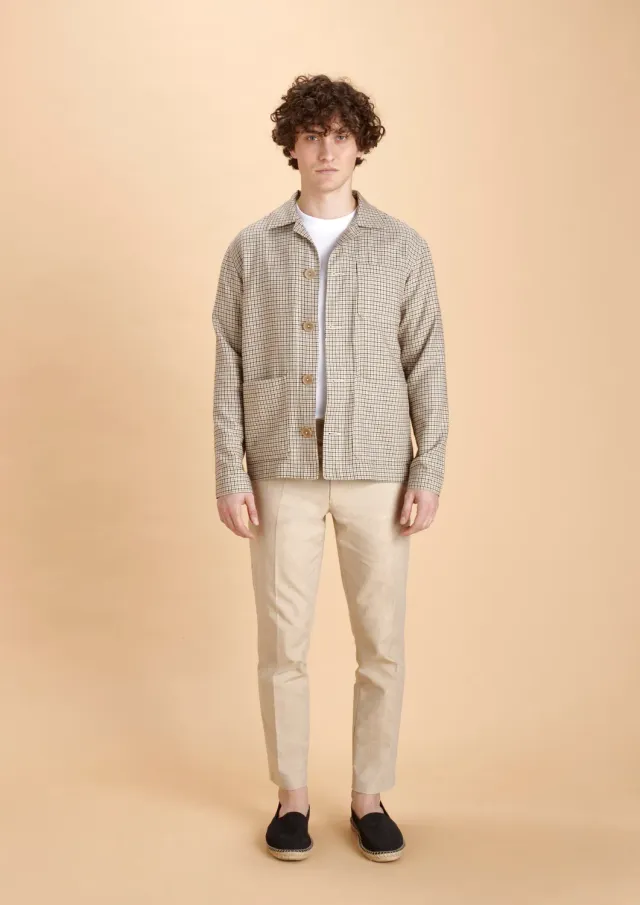 SOUBACQ Le Bleu Ralph veste travail prince de Galles