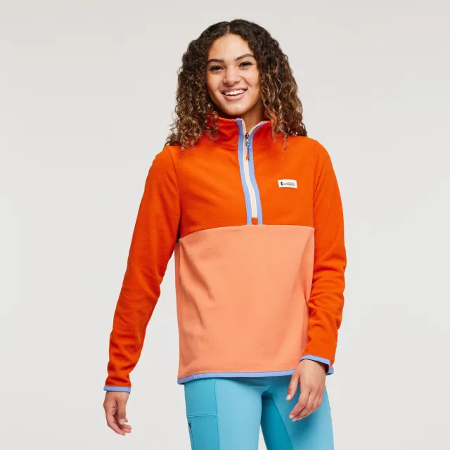 Cotopaxi Amado Fleece Pullover polaire femme graphite recyclé
