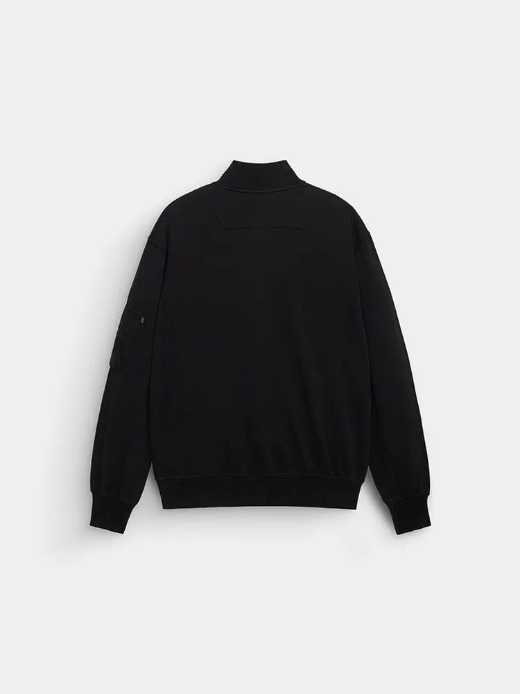 Alpha Industries MA-1 Sweatshirt sweat coton noir