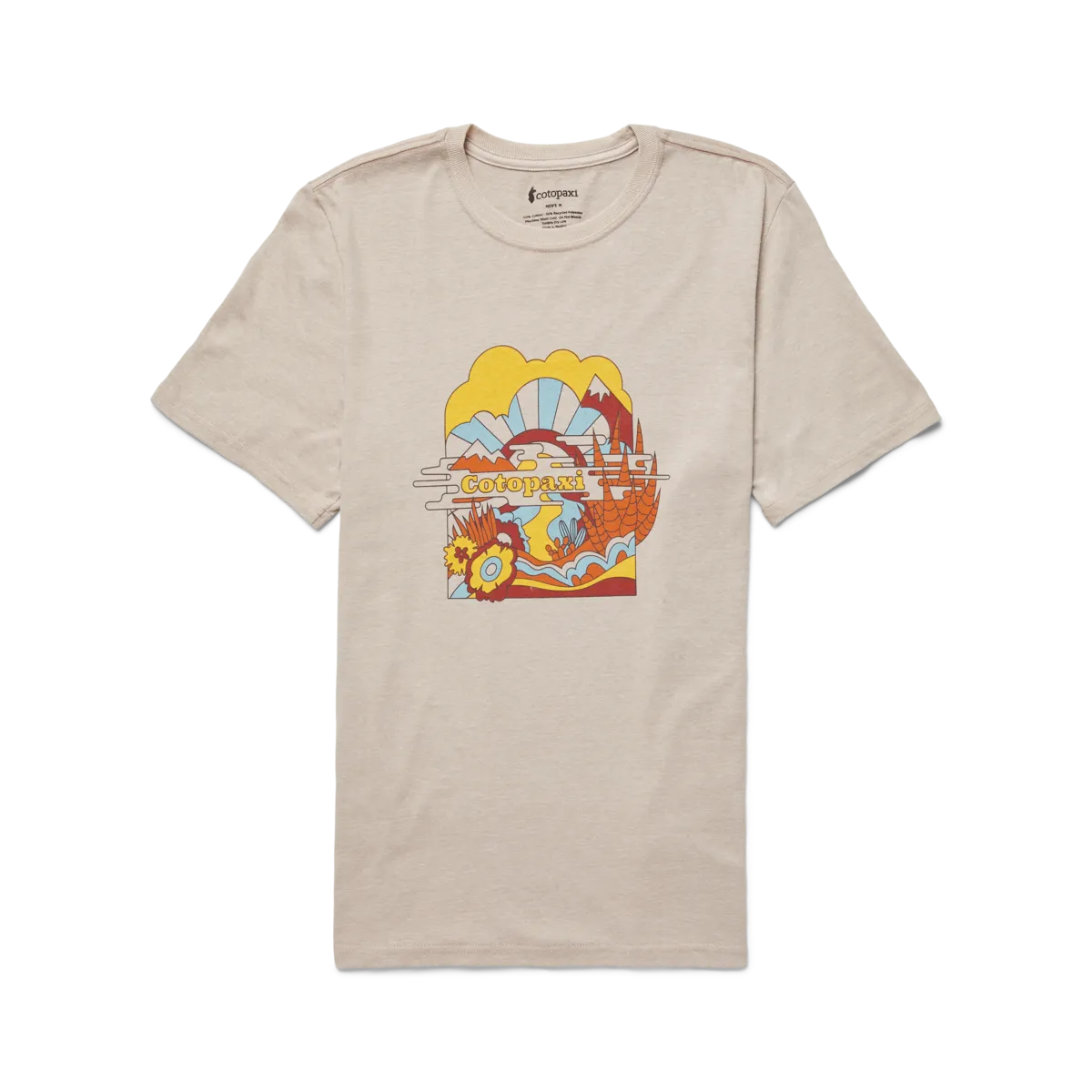 Cotopaxi Utopia t-shirt homme Oatmeal coton bio
